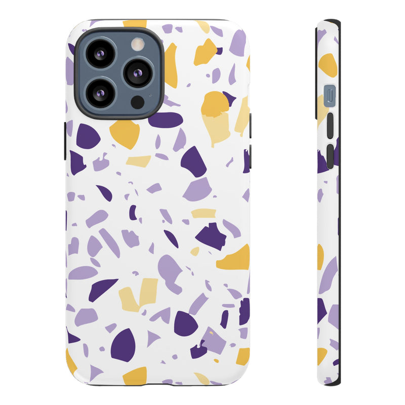 The Yellow & Purple Terrazzo | Phone Case