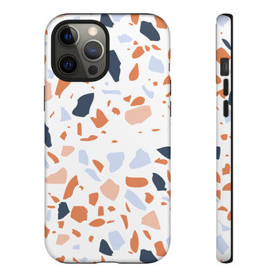 The Orange & Blue Terrazzo | Phone Case