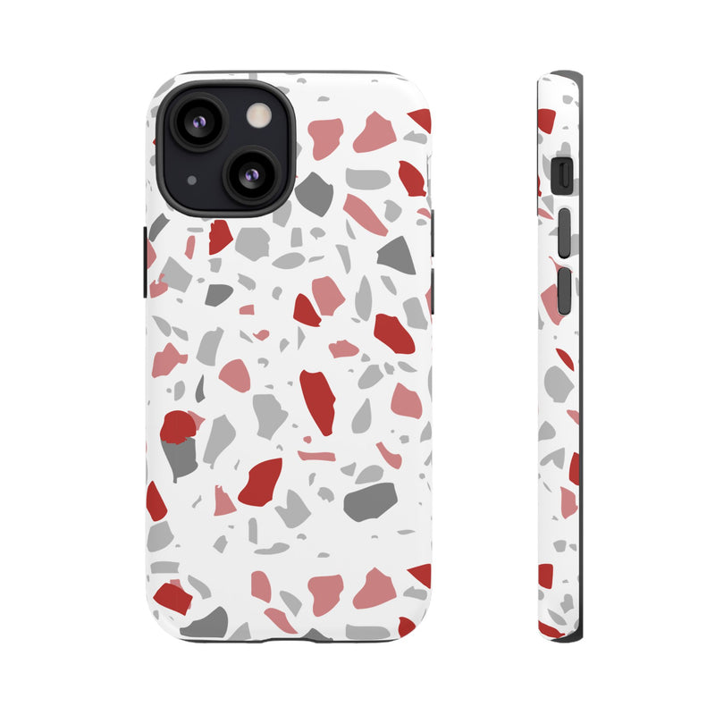 The Red & Black Terrazzo | Phone Case