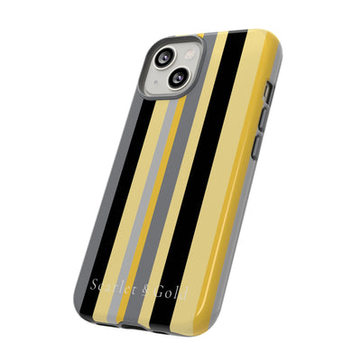 The Yellow & Black Stripes | Phone Case