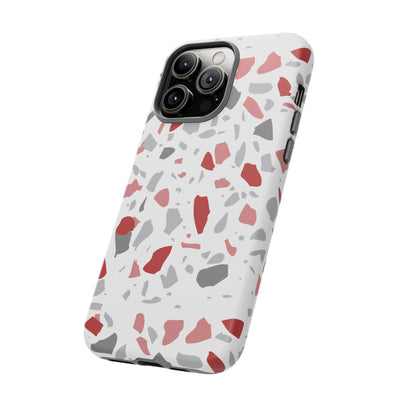 The Red & Black Terrazzo | Phone Case