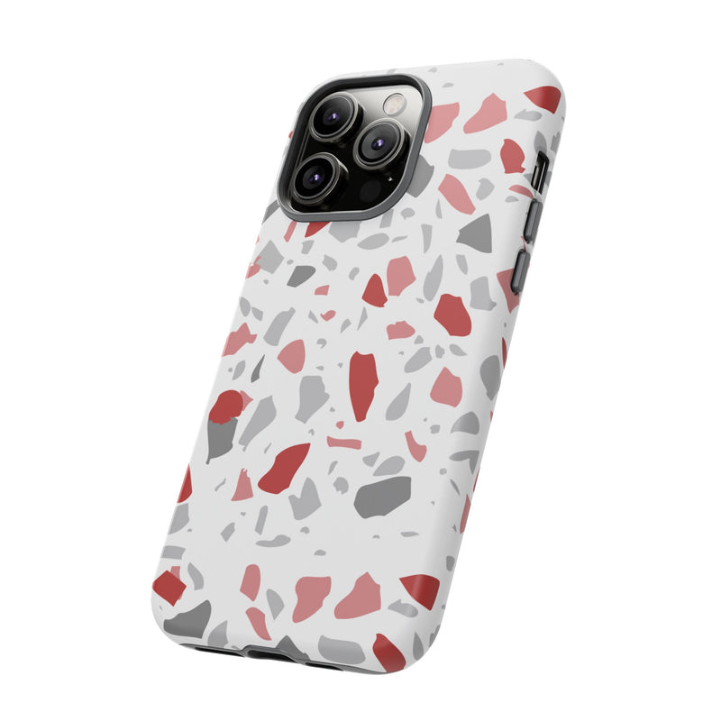 The Red & Black Terrazzo | Phone Case