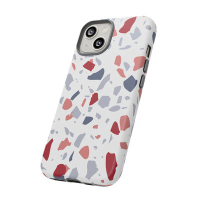 The Red & Blue Terrazzo | Phone Case