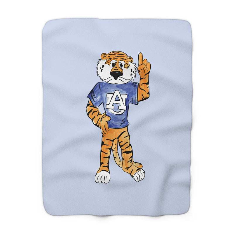 The Full Body Aubie | Sherpa Fleece Blanket