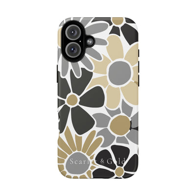 The Black & Gold Floral | Phone Case