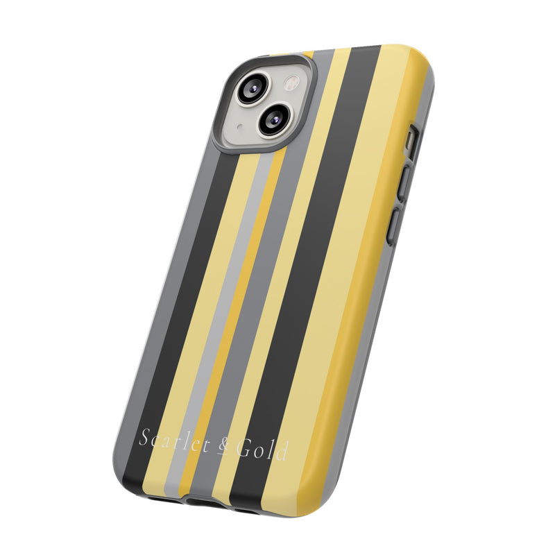 The Yellow & Black Stripes | Phone Case