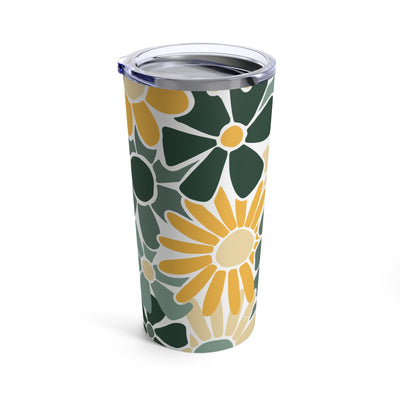 The Green & Gold Floral | 20oz Tumbler