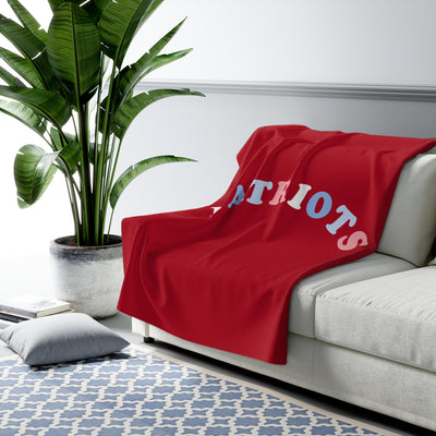 The Patriots Rainbow Arch | Sherpa Fleece Blanket