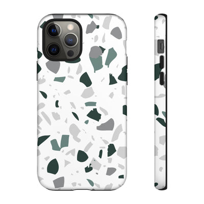 The Green & Grey Terrazzo | Phone Case