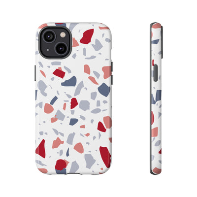 The Red & Blue Terrazzo | Phone Case