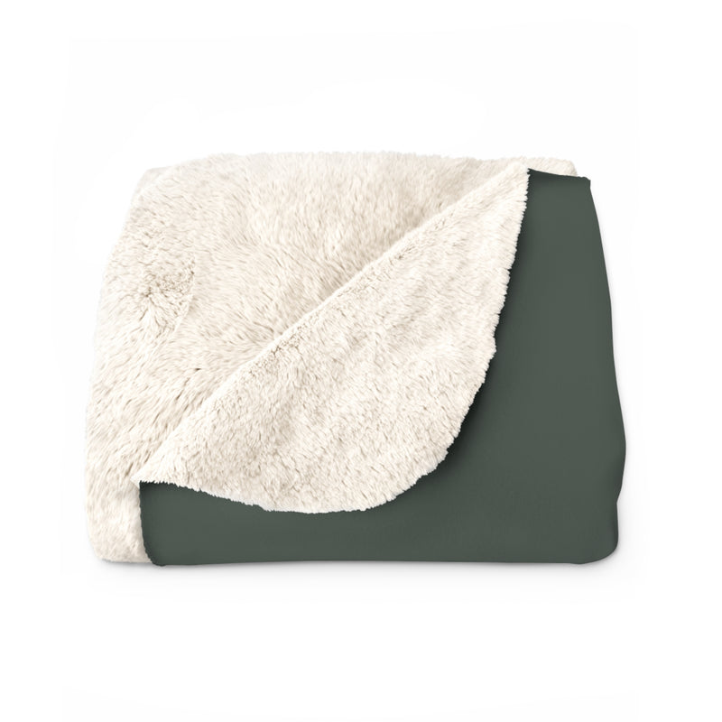 The Merry Christmas Script | Sherpa Fleece Blanket