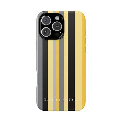 The Yellow & Black Stripes | Phone Case