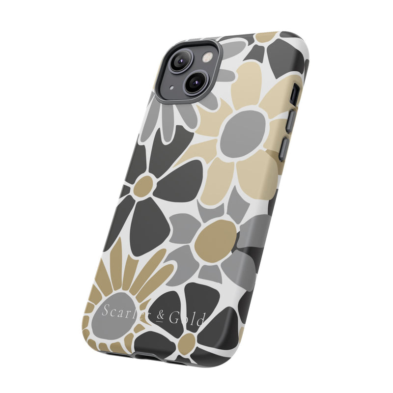 The Black & Gold Floral | Phone Case