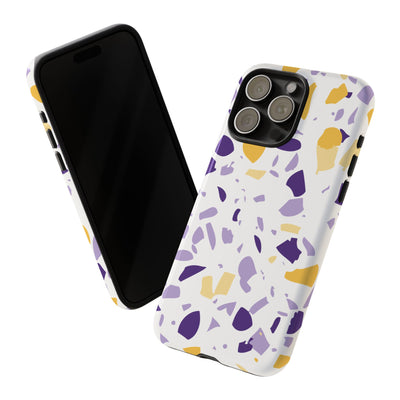 The Yellow & Purple Terrazzo | Phone Case