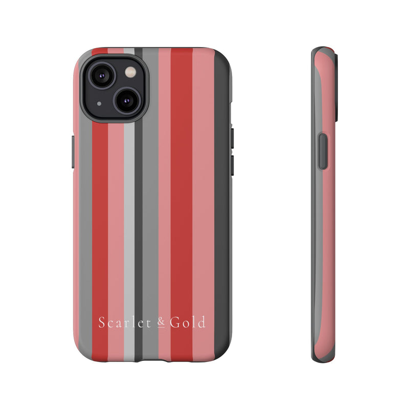 The Red & Black Stripes | Phone Case