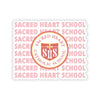 The SACRED HEART REPEAT | Sticker