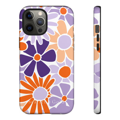 The Orange & Purple Floral | Phone Case