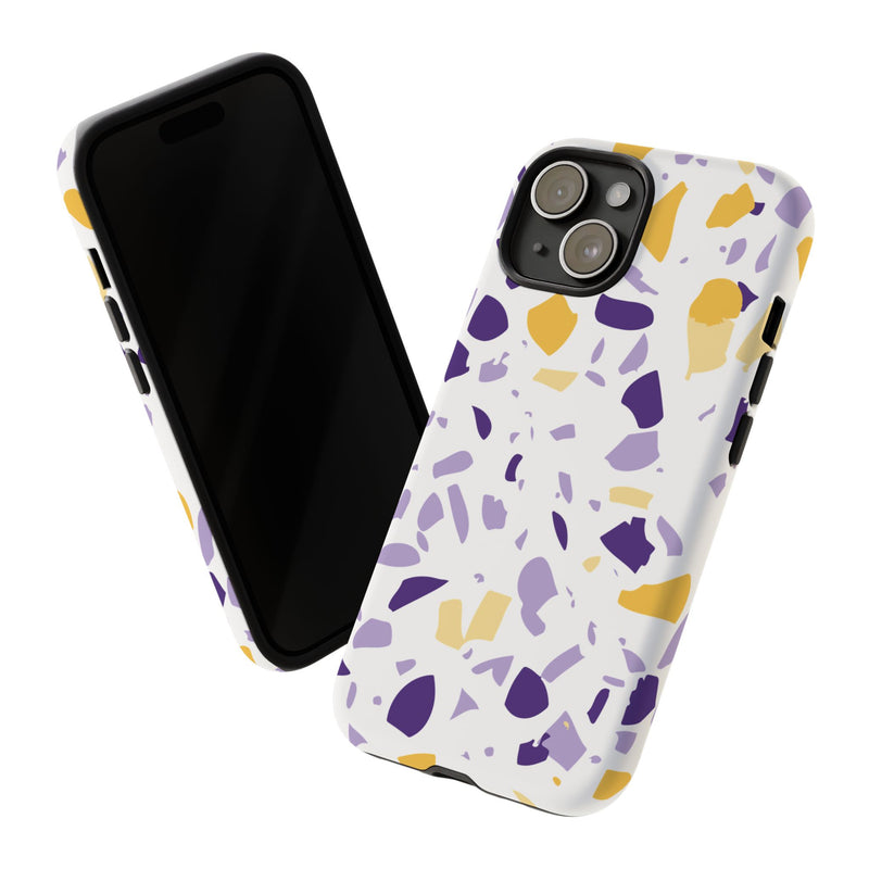 The Yellow & Purple Terrazzo | Phone Case