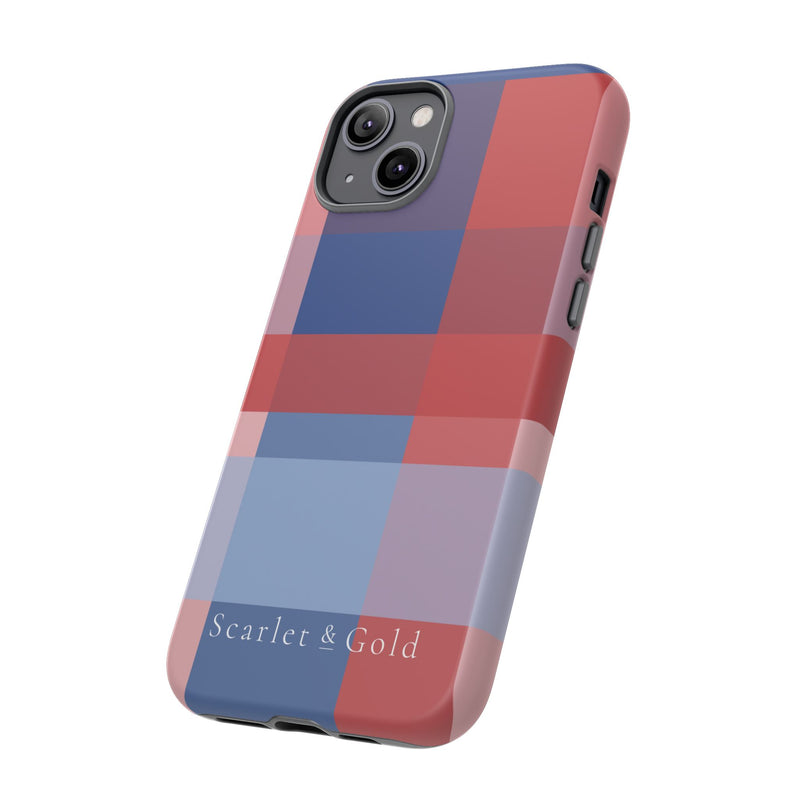 The Red & Royal Plaid | Phone Case