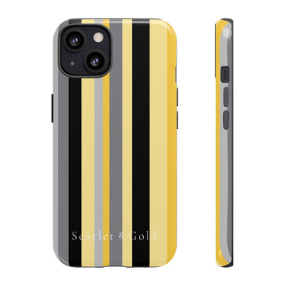 The Yellow & Black Stripes | Phone Case