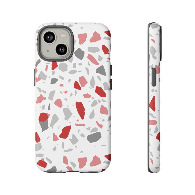 The Red & Black Terrazzo | Phone Case