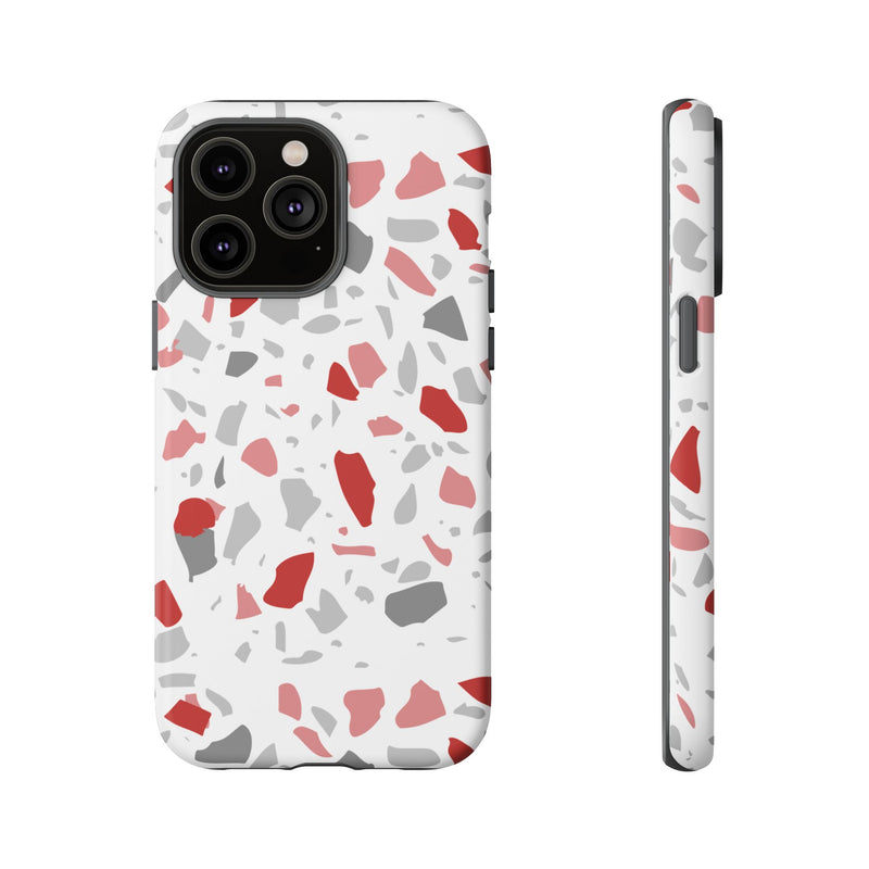 The Red & Black Terrazzo | Phone Case