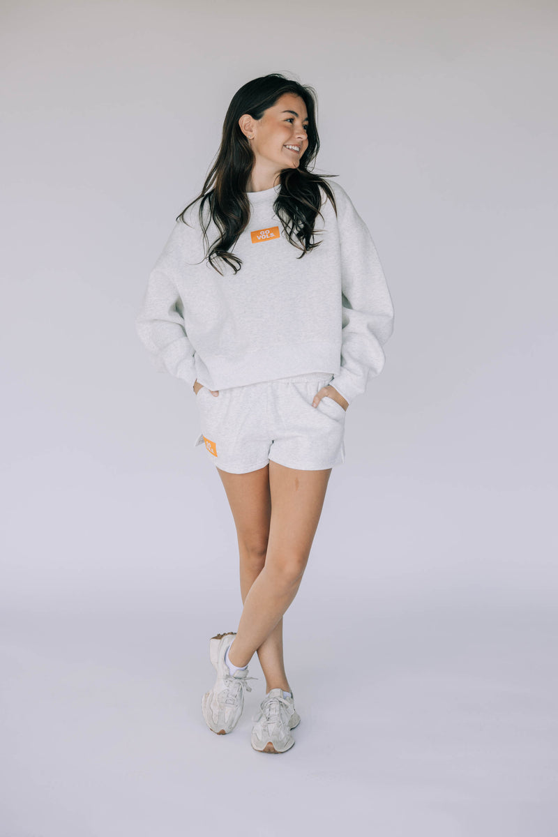 The Ash Becca Crewneck | Go Vols Woven Label