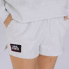 The Becca Shorts Hail State Woven Label | Ash