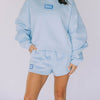 The Becca Shorts Hotty Toddy Label | Light Blue