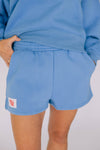 The Becca Shorts Roll Tide Woven Label | Bright Blue