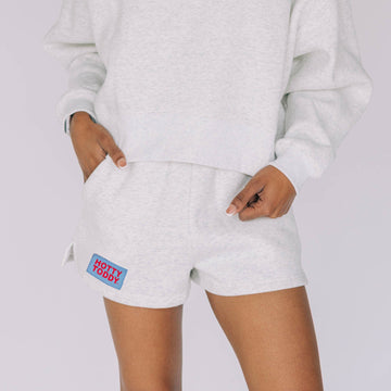 The Becca Shorts Hotty Toddy Woven Label | Ash