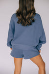 The Becca Shorts War Eagle Woven Label | Denim