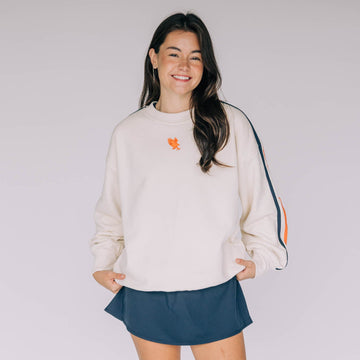 The Megan Crewneck Auburn | Bone