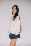 The Megan Crewneck Auburn | Bone