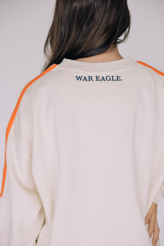 The Megan Crewneck Auburn | Bone