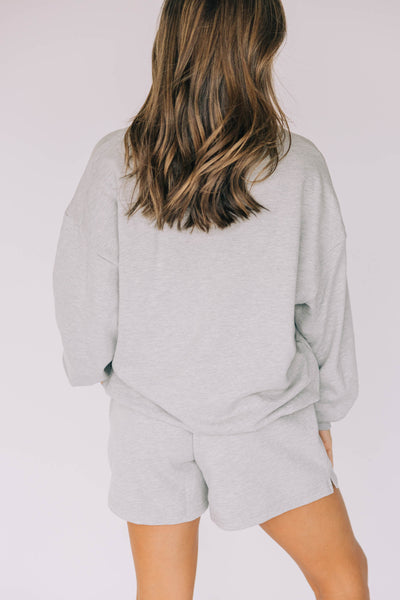 The Heather Grey Mallory Shorts