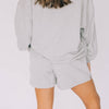 The Mallory Lounge Shorts War Eagle Woven Label | Heather Grey