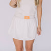 The Alli Tennis Skort Go Vols Woven Label | Bone