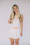 The Alli Tennis Skort Go Vols Woven Label | Bone