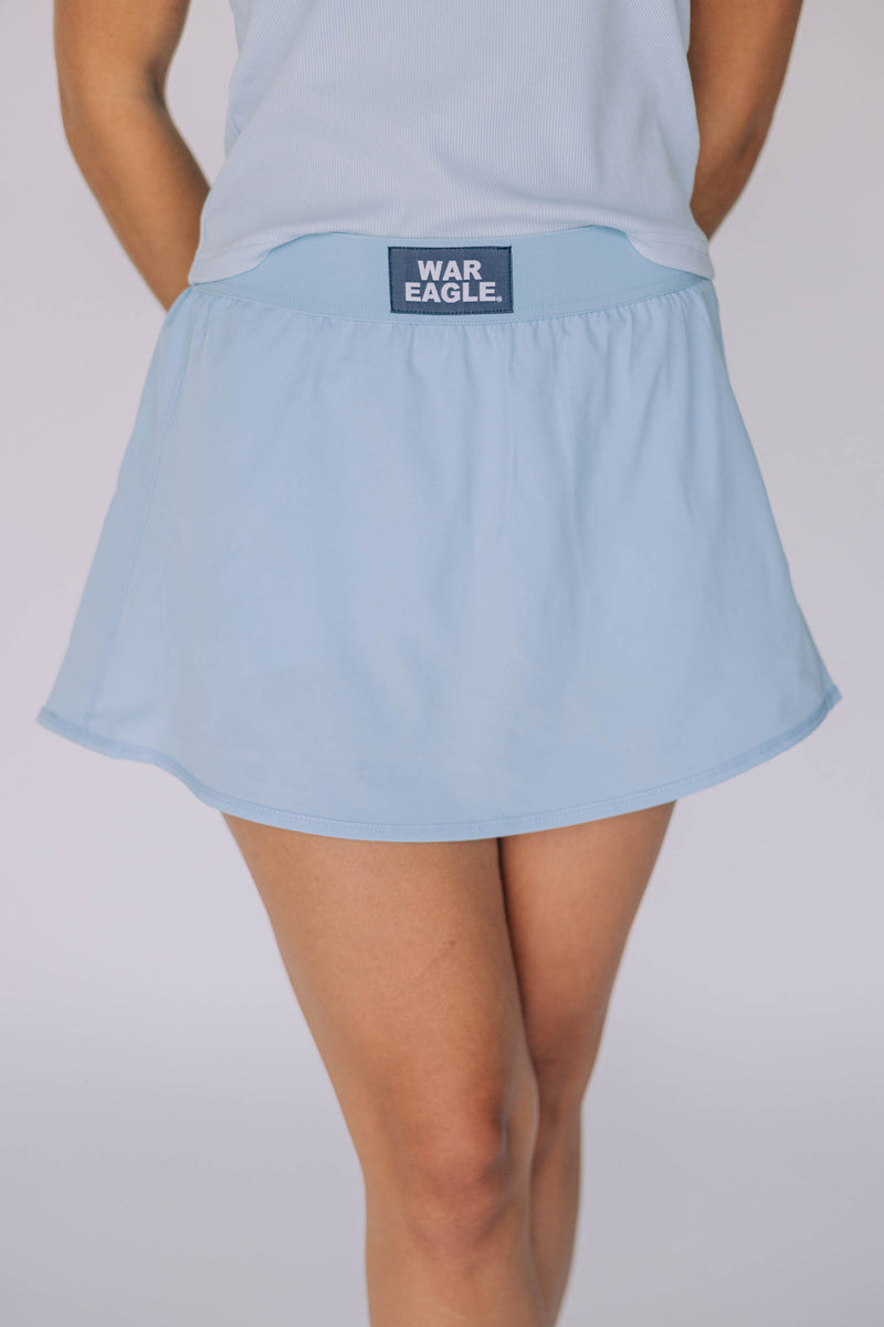 The Light Blue Alli Tennis Skirt | War Eagle Woven Label