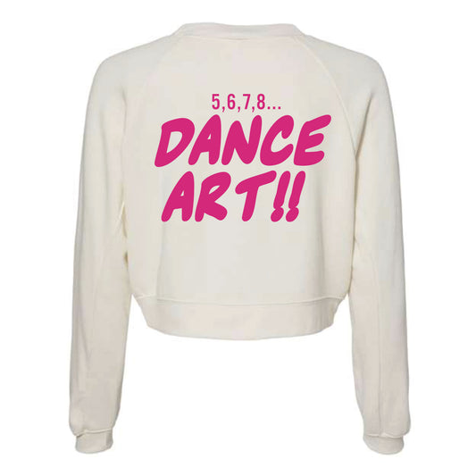 The 5, 6, 7, 8 | Adult Vintage White Crop Crewneck Sweatshirt