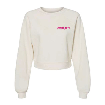The 5, 6, 7, 8 | Adult Vintage White Crop Crewneck Sweatshirt