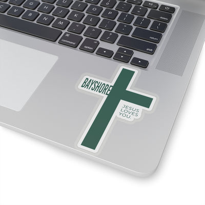 The Bayshore Cross | Sticker