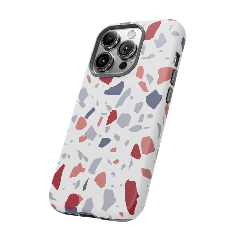 The Red & Blue Terrazzo | Phone Case