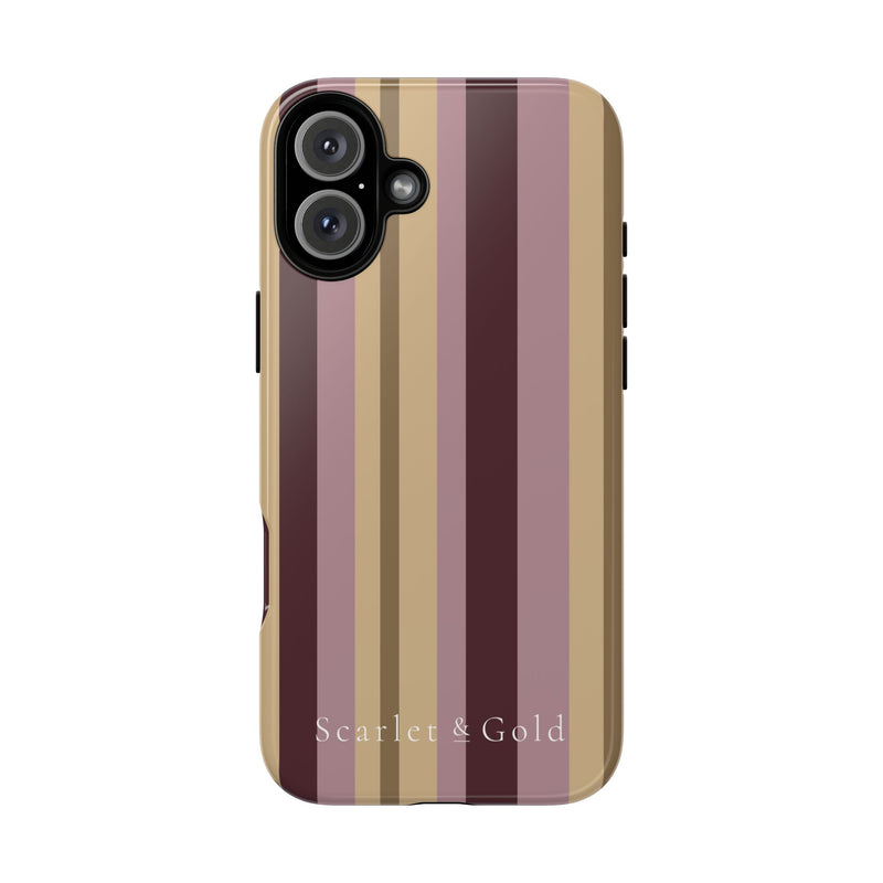 The Maroon & Gold Stripes | Phone Case