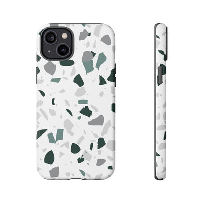 The Green & Grey Terrazzo | Phone Case