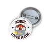 The Aubie Loves Math | Button