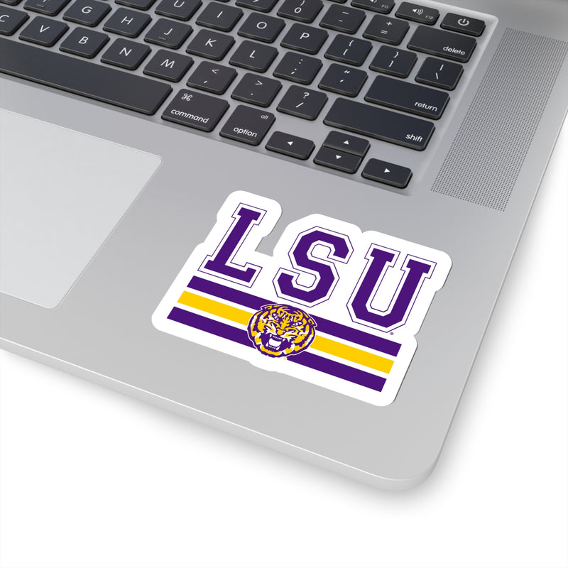 The LSU Stripe Tigers Logo | Sticker