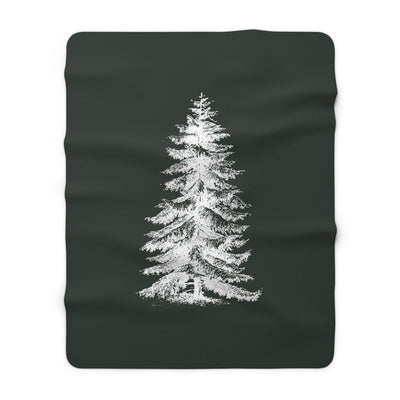 The Christmas Pine | Sherpa Fleece Blanket