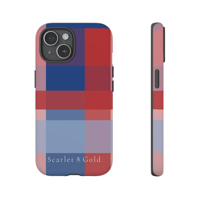 The Red & Royal Plaid | Phone Case